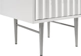 Modernist White Gloss Night Stand