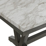 Everdeen Dining Set in Charcoal-Table & Four Chairs