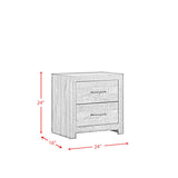 Bailey Bookcase Panel Bedroom Set with Bluetooth