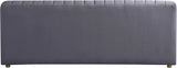 Naya Grey Velvet Loveseat