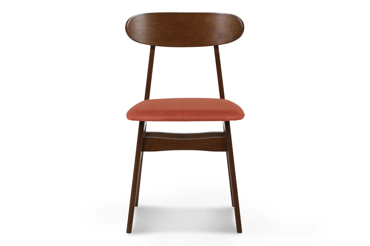 Morocco Dining Chair W/Orange Seat Cushion (2 Per Carton)