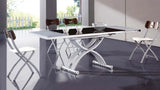ESF Furniture 3147 Chair in Wenge White (Set of 4)