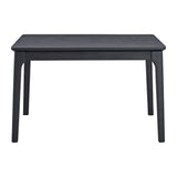 Garcia 5PC Dining Set with Table and 4 Chairs in Black