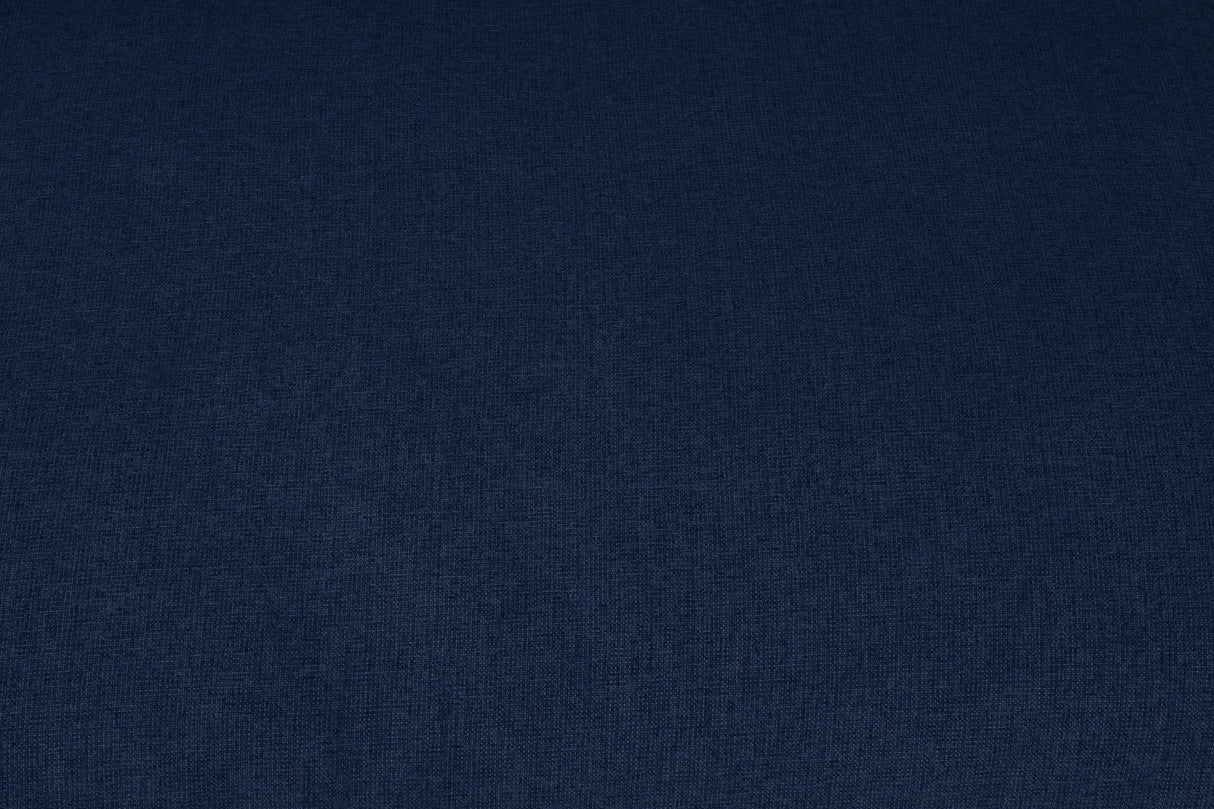 Serene Navy Linen Fabric Deluxe Cloud Modular Sofa