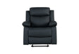 U6026 Pu 72A Glider Recliner with LED