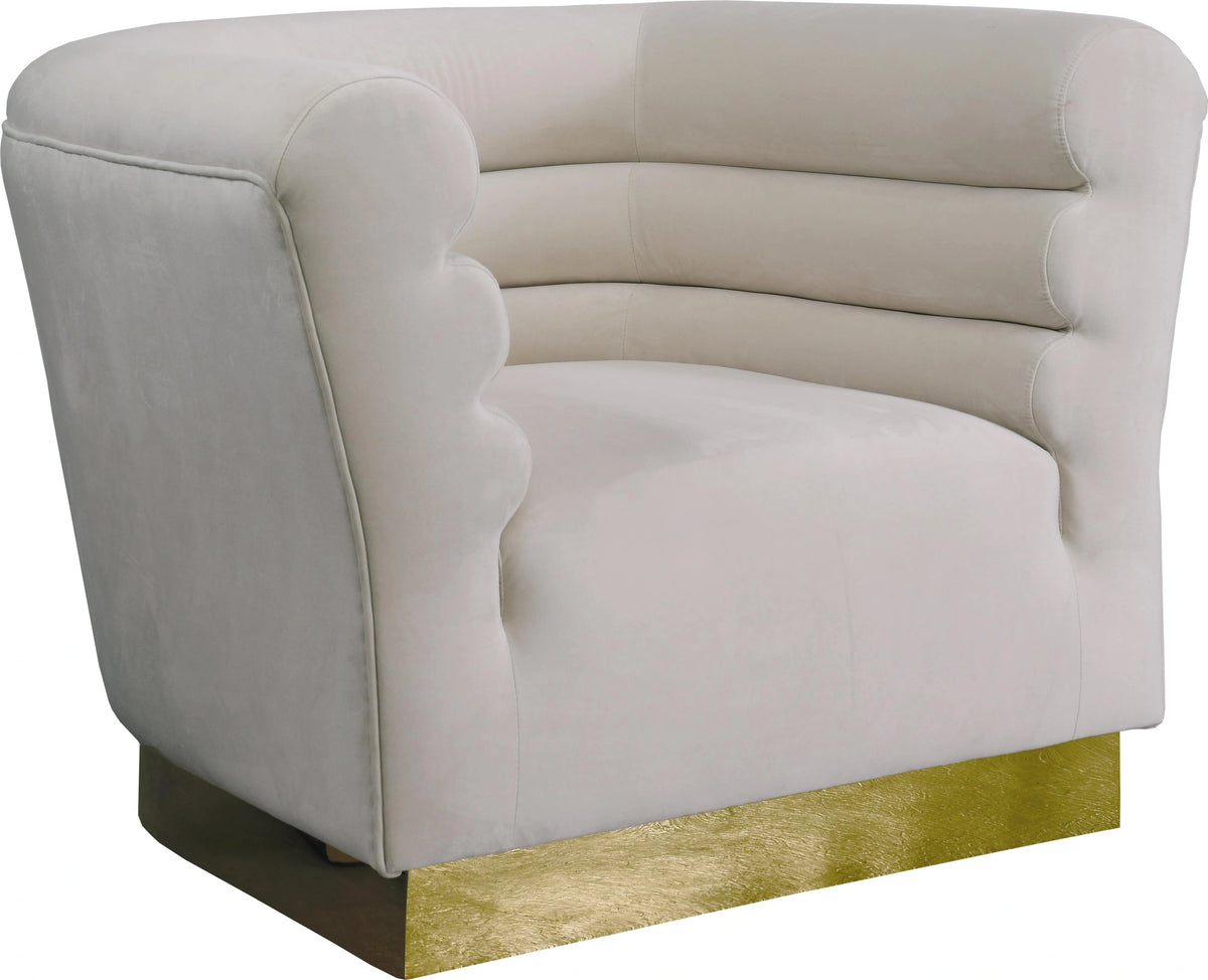 Bellini Cream Velvet Chair