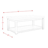 Kansas 3PC Occasional Table Set-Coffee Table & Two End Tables