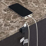Cadenza Nightstand with USB-C in Brown