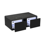 Halo Smart Coffee Table with Cooler and Speaker in Black