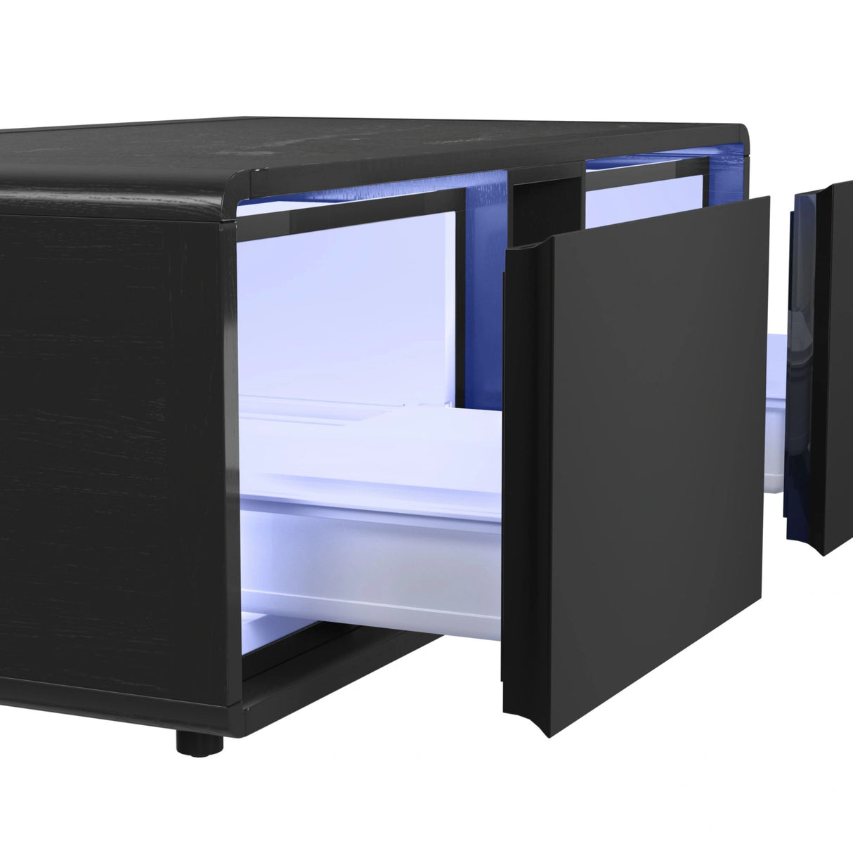 Halo Smart Coffee Table with Cooler and Speaker in Black