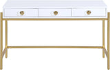 Abigail White / Gold Desk/Console