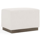 Merino Fabric Cocktail Ottoman