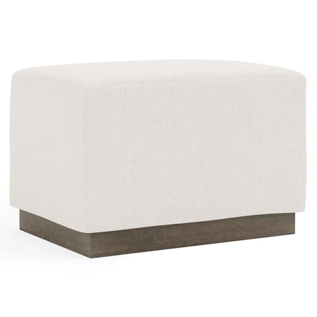 Merino Fabric Cocktail Ottoman