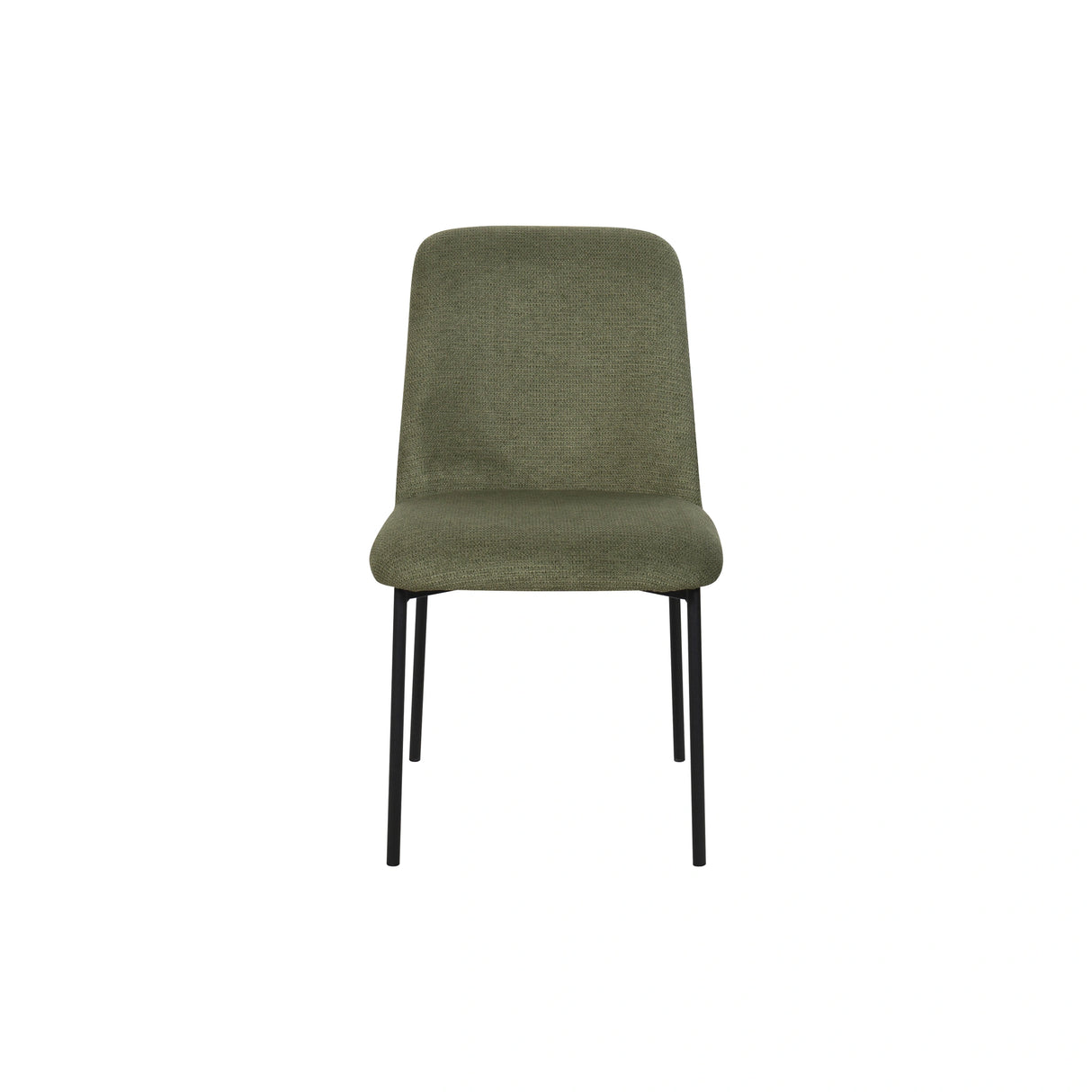 Erik Side Chair W/ Black Metal Frame -Green (2 Per Carton)