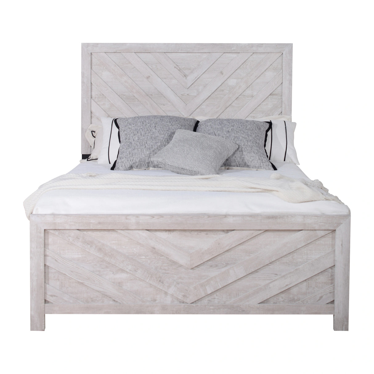 Biscayne 6/6 Ek Hb,Fb, & Slats-Driftwood