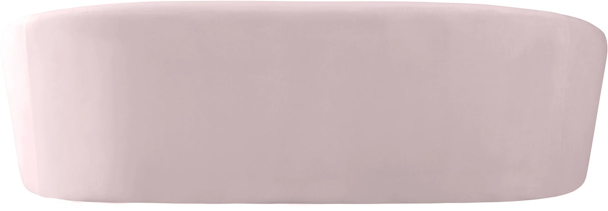 Riley Pink Velvet Sofa