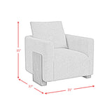 Lanvin Accent Chair in Bama Toast