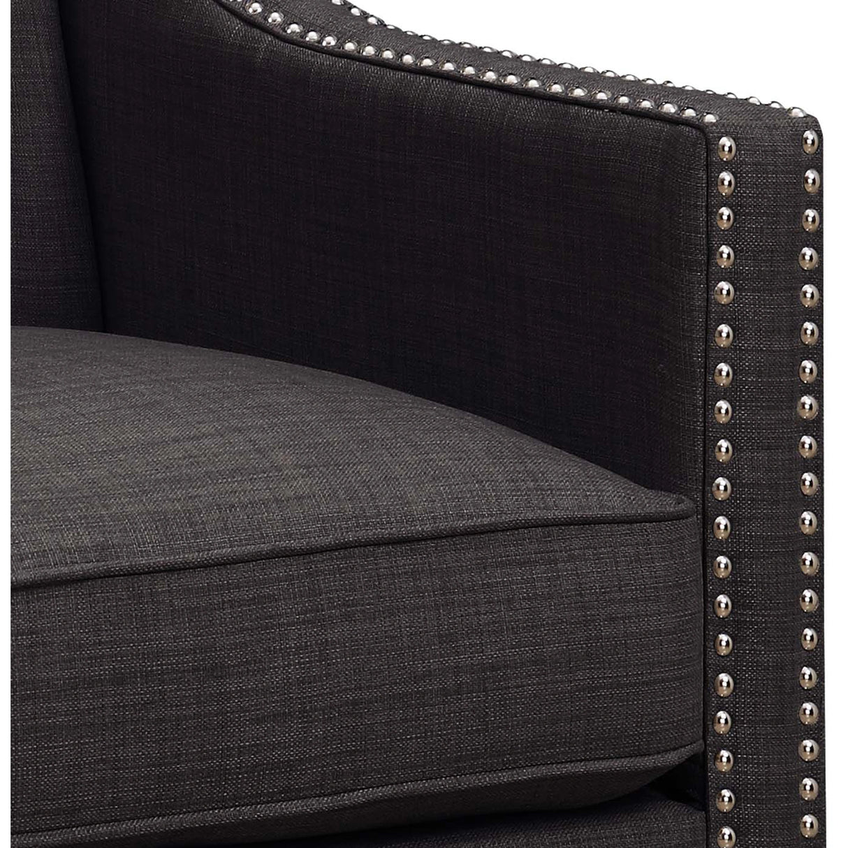 Erica 497 Chair W/Chrome Nails Heirloom Charcoal (ISTA 3)