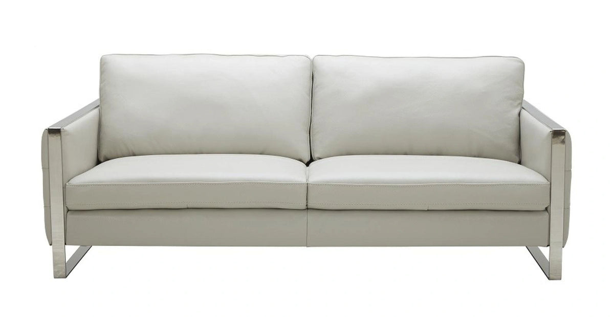 J&M Furniture Constantin Sofa in Light Grey