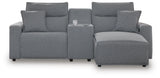 Modmax II Power Reclining Sectional with Chaise and Console