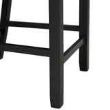 Martin Side Chair with Grey Fabric - Black Finish (2 Per Carton)