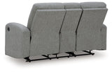 Gauntlet Reclining Loveseat with Console