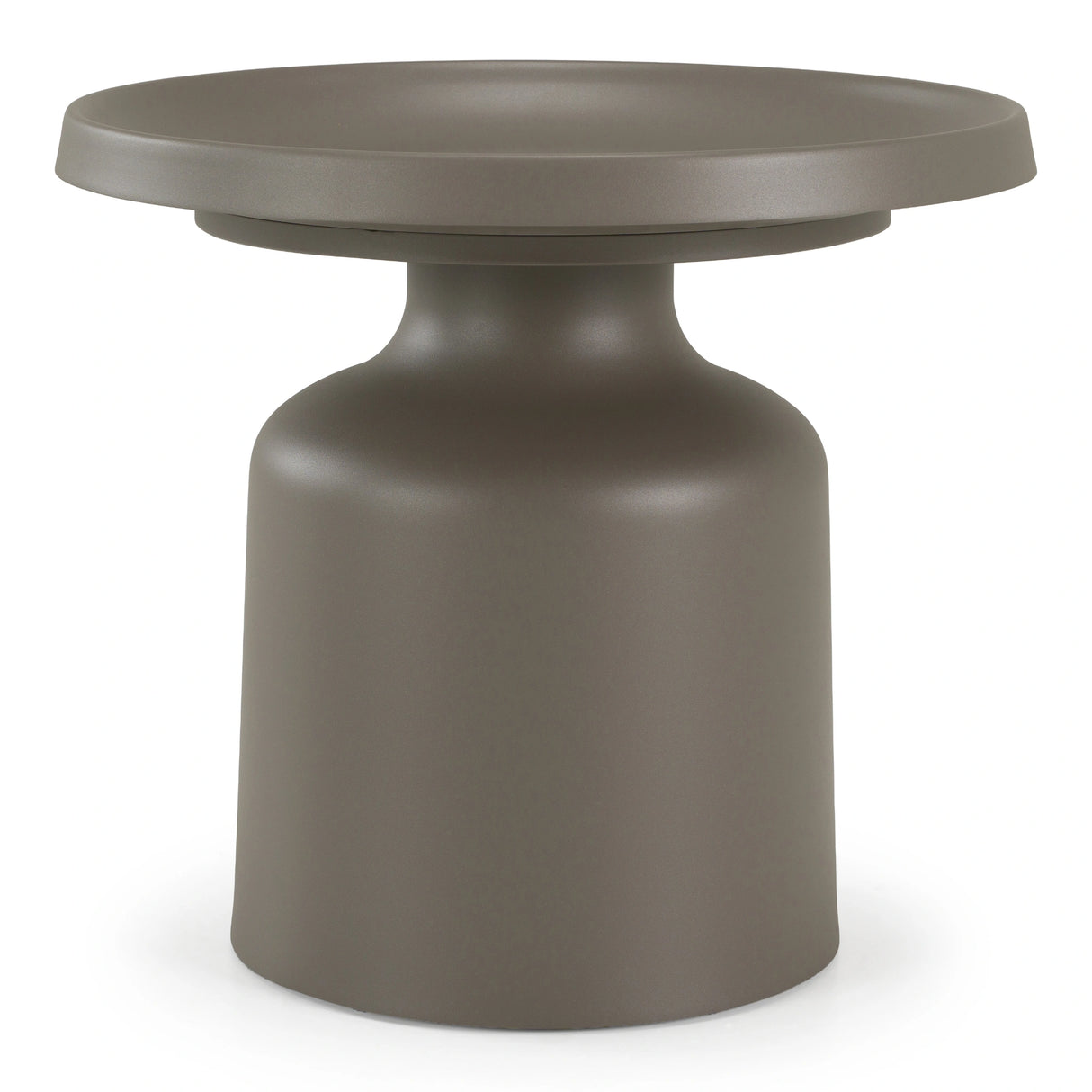 Lanuza - Outdoor Taupe End Table