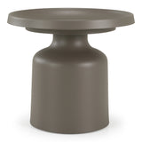 Lanuza - Outdoor Taupe End Table