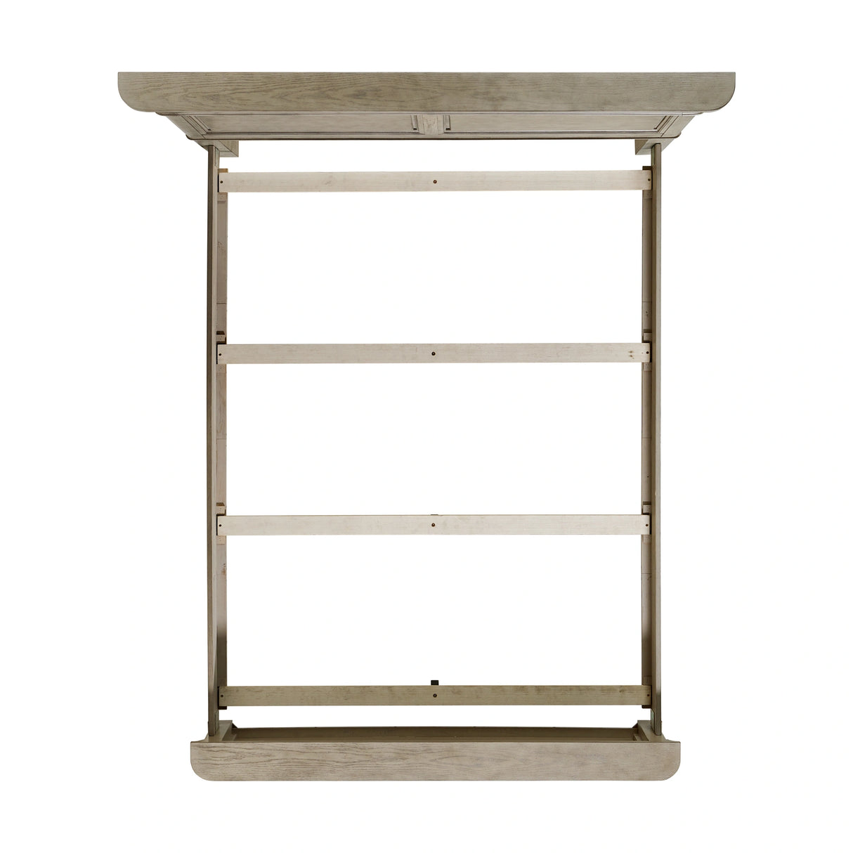 Whit-Ash Panel Bedroom Set with Door Chest in Light Grey