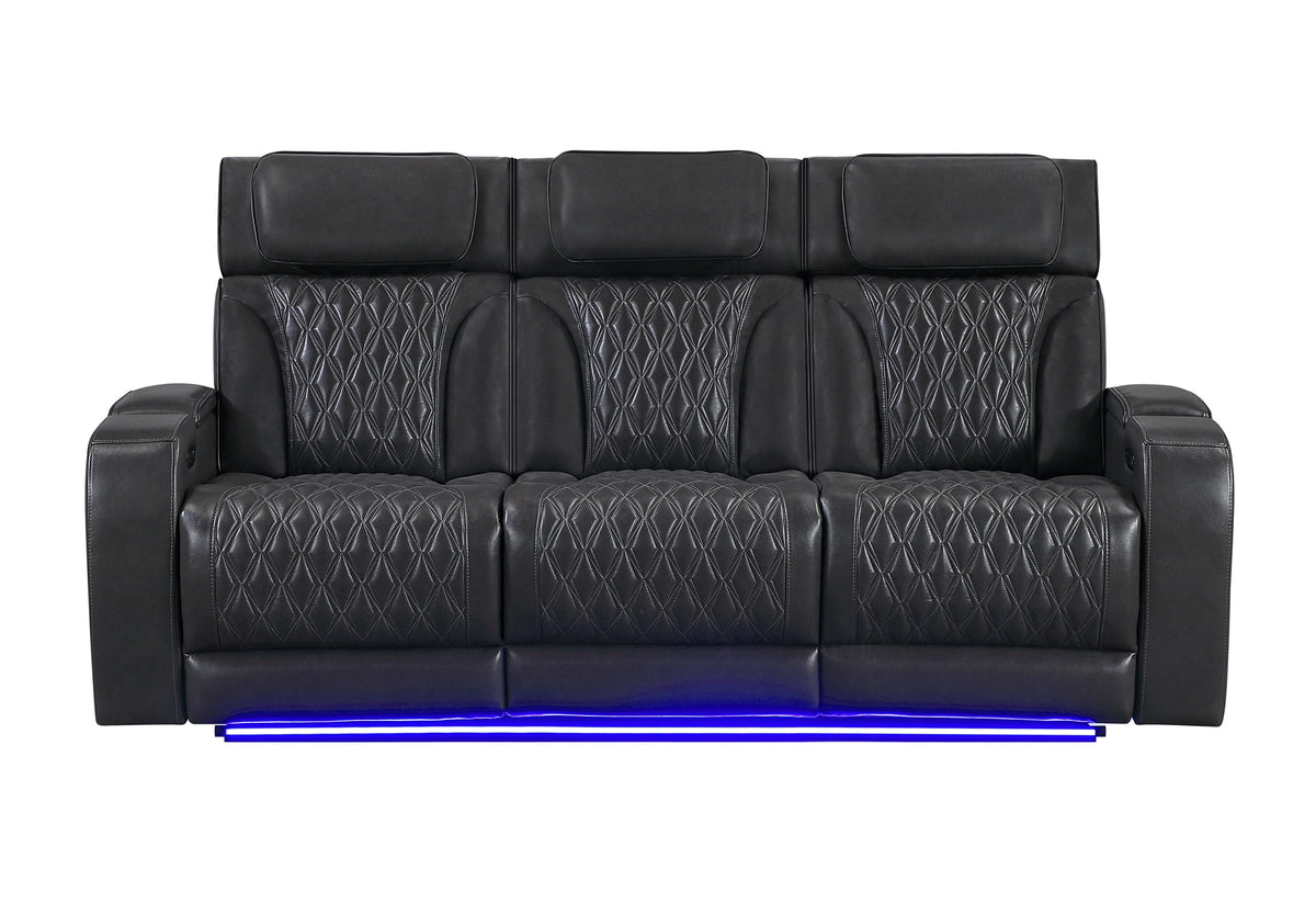 U8611 Blanche Power Reclining Sofa with PHR and LED