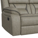 Engage 2PC Living Room Set in Corral Grey-Sofa & Loveseat