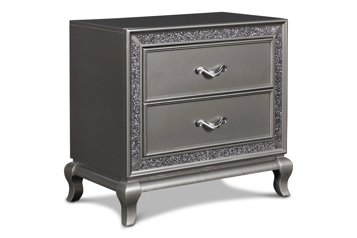 PARK IMPERIAL NIGHTSTAND-PEWTER