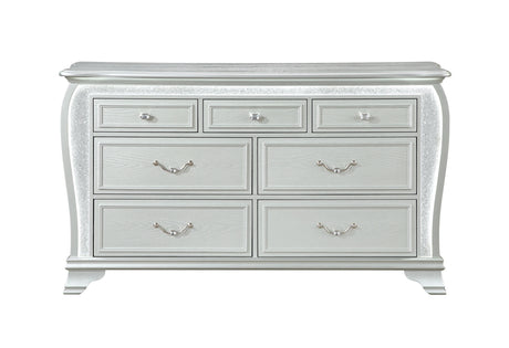 Aria Silver Dresser with LED