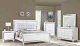 Galaxy Home Sterling 3 Drawer Nightstand in White GHF-808857739766