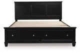 Lanolee Panel Storage Bed