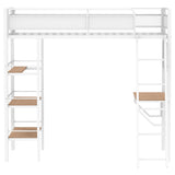 Campus Workstation Loft Bed