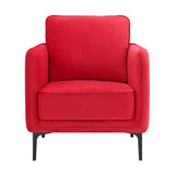 Rae Chair in Lavish 152 Red Velvet