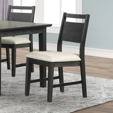 Sable Crest Dining Chair (2 Per Carton) -Black
