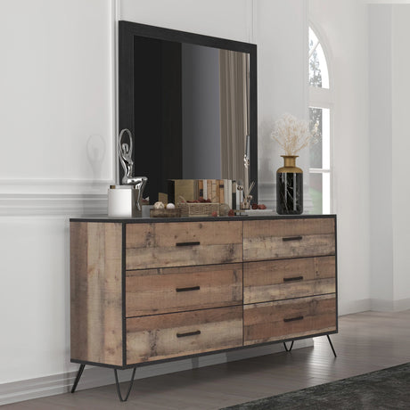 Elk River Mirror- Rustic