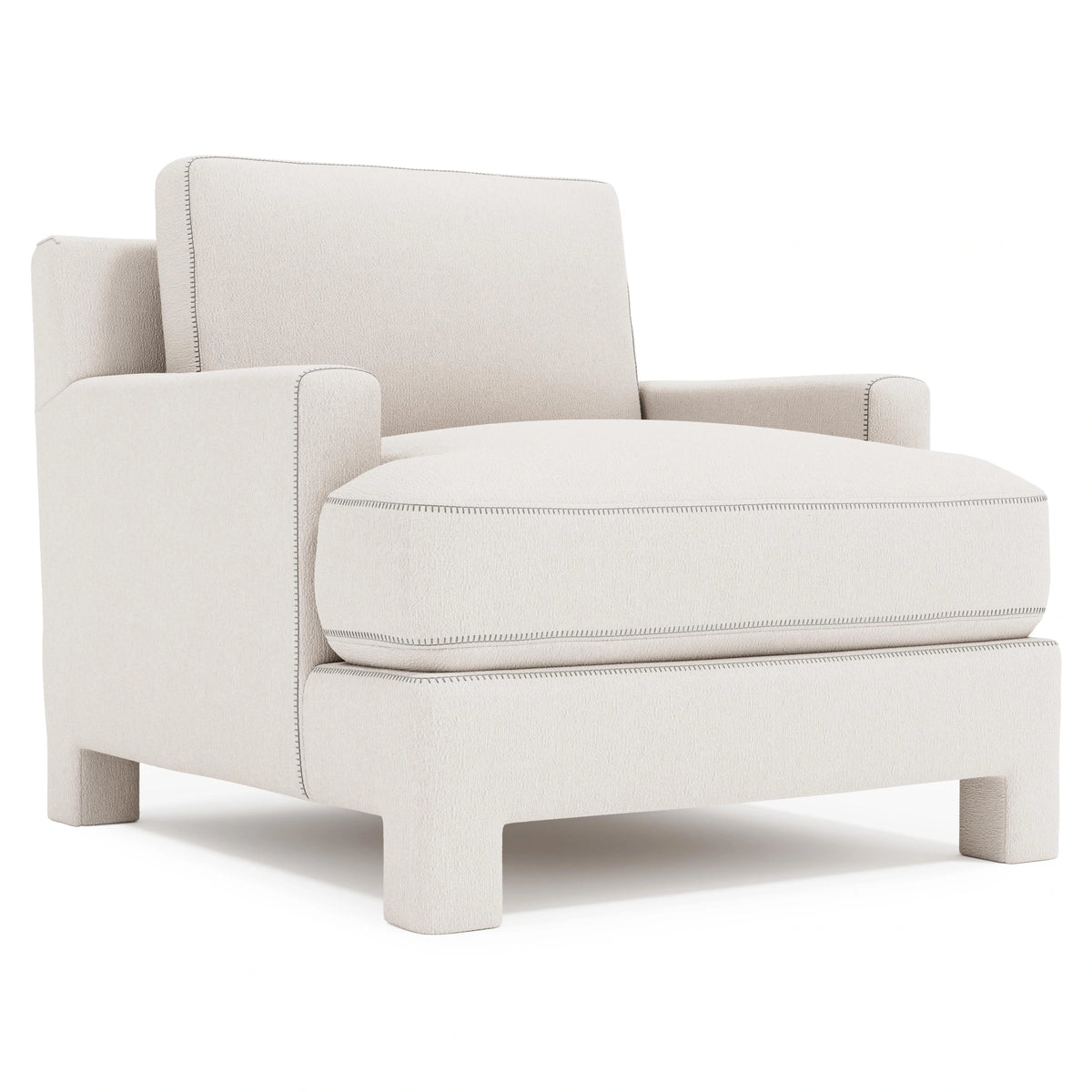 Mily Fabric Chair Without Pillows
