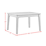Garcia 5PC Dining Set with Table and 4 Chairs in Black