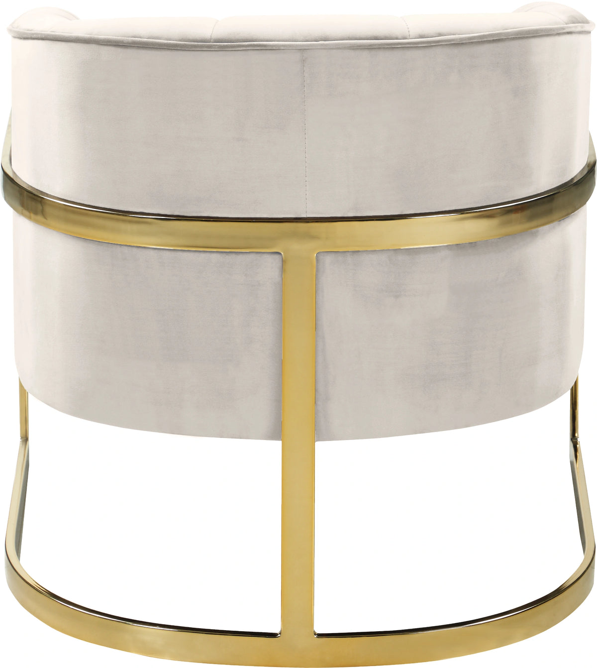 Carter Cream Velvet Accent Chair