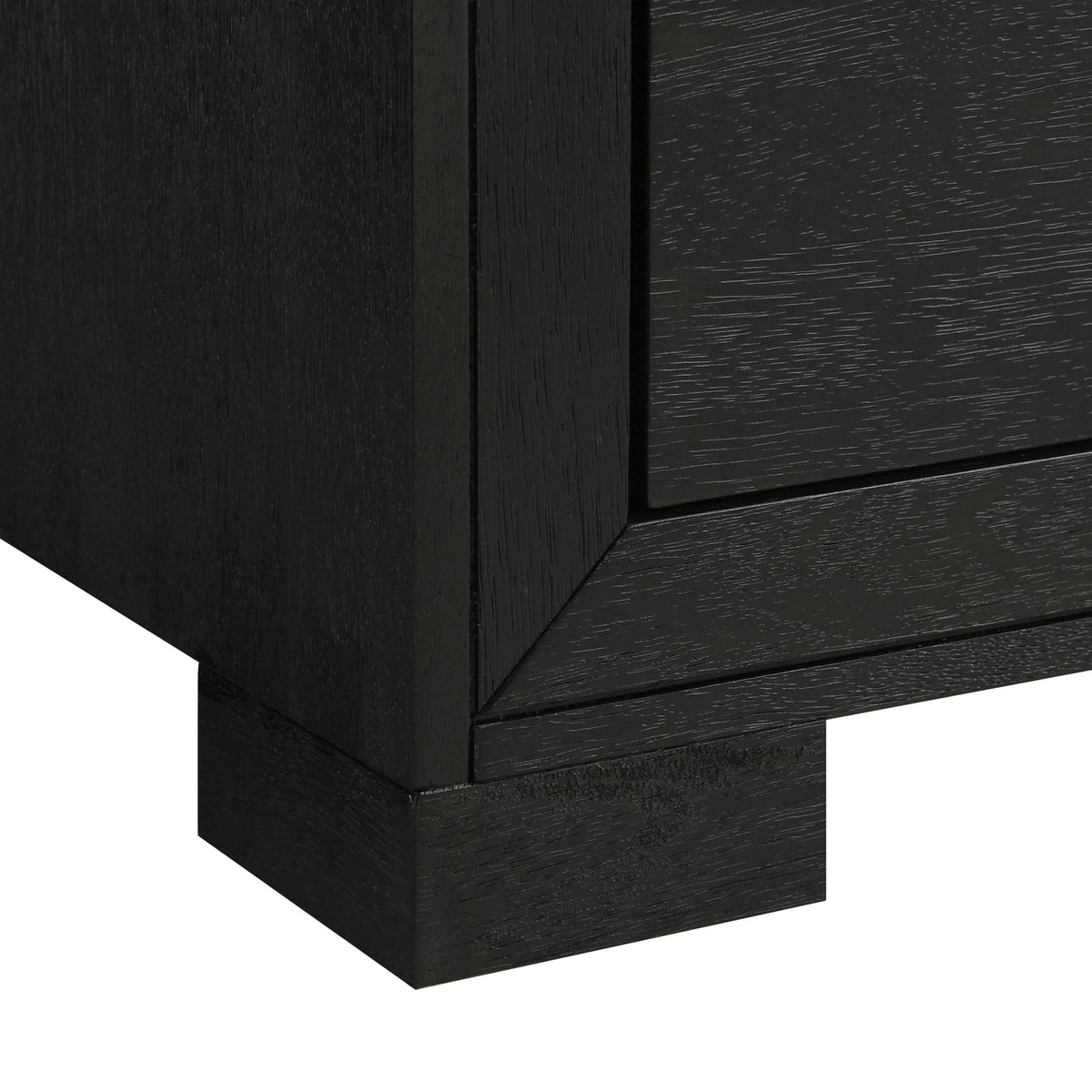 Allan Panel Bedroom Set in Black
