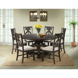 Stone Round Dining Set-Round Table & Chairs