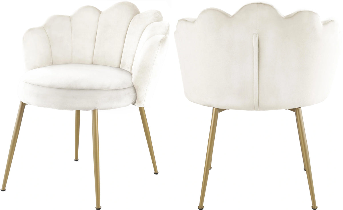 Claire Cream Velvet Dining Chair