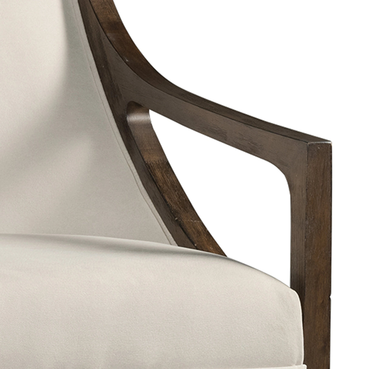 Hopkins Chair w/Brown Arm Columbia Natural(ISTA 3)