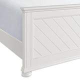 Kona Bedroom Set with 2 Nightstands in White