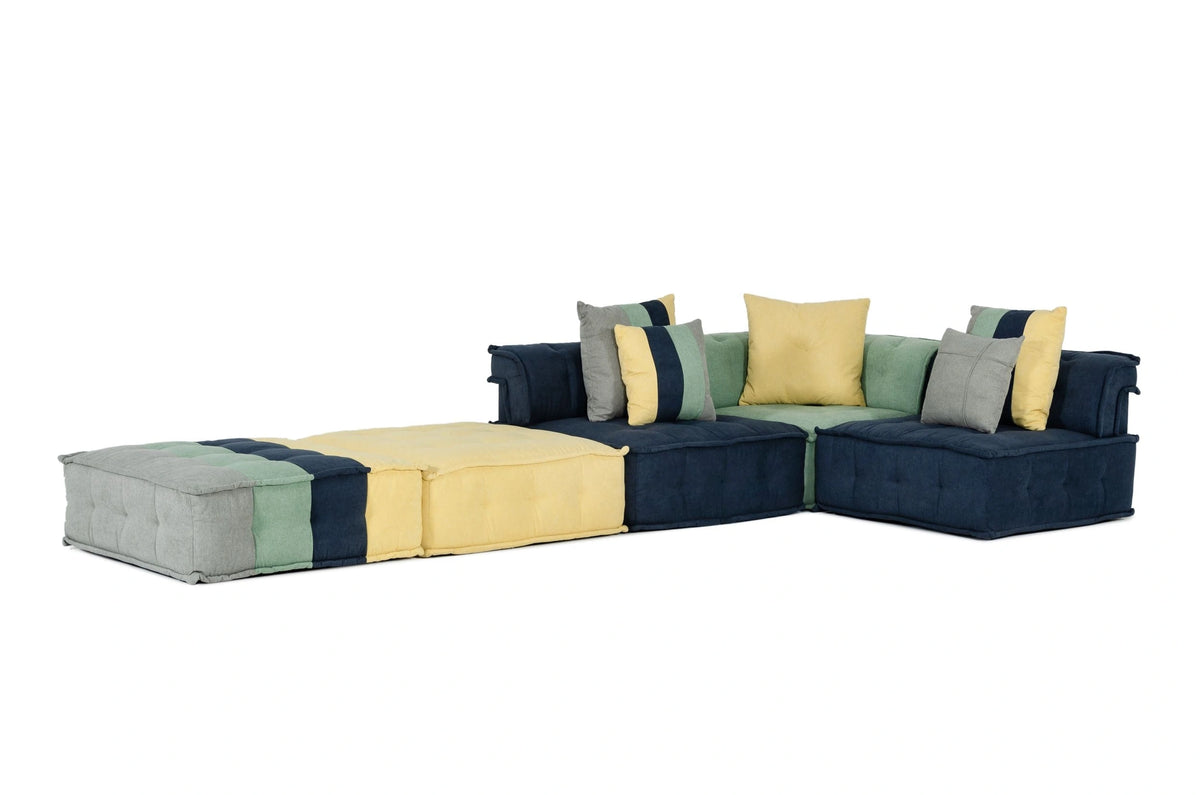 Divani Casa Dubai Modern Sectional Sofa - galleria furniture outlet