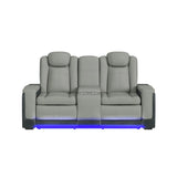 Lantana Power Motion Loveseat with Power Headrest, Led, and Console