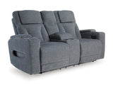 Studio Cave Power Reclining Loveseat with Console